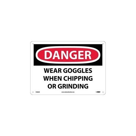 DANGER, WEAR GOGGLES WHEN